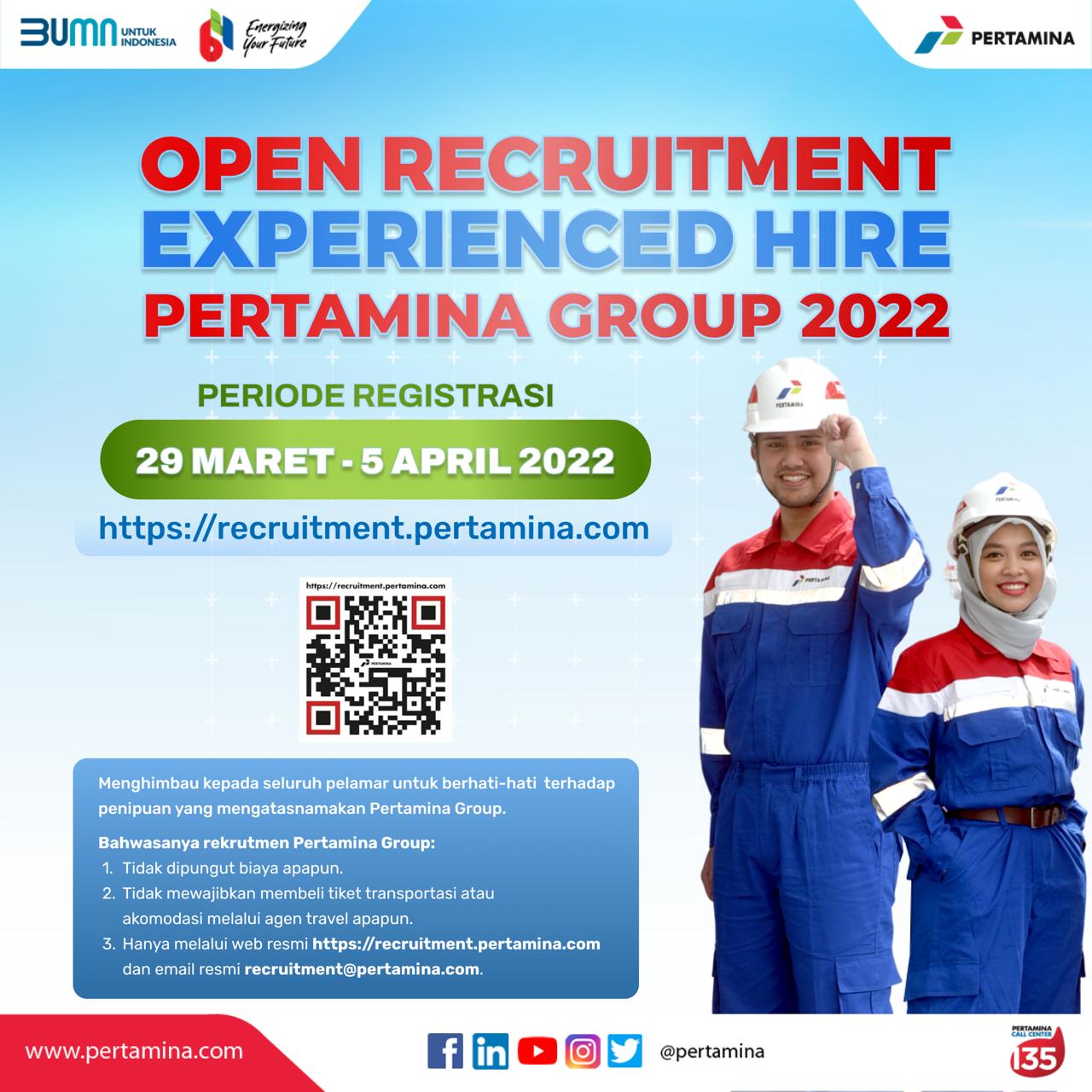 PERTAMINA GROUP 2022 - Departemen Teknik Mesin Sekolah Vokasi