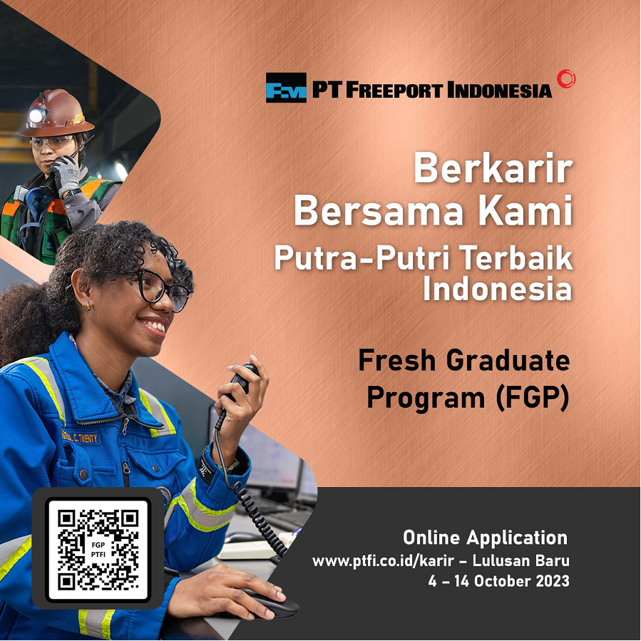 PT. FREEPORT INDONESIA - Departemen Teknik Mesin Sekolah Vokasi