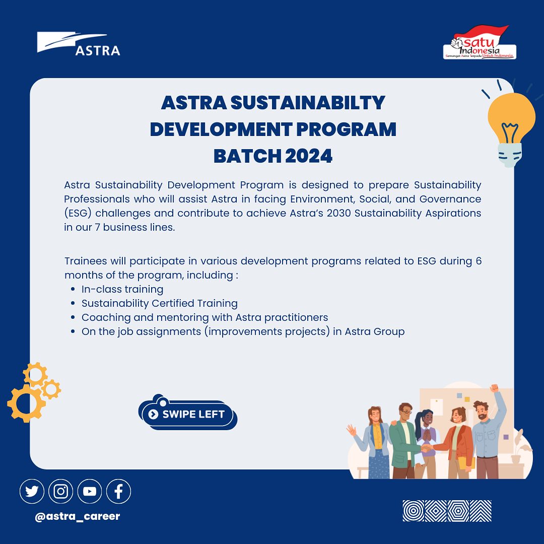 Astra Sustainability Development Program Departemen Teknik Mesin